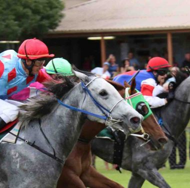 esk jockey club - at the finish post